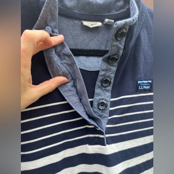 L.L. Bean Soft Cotton Rugby Stripe Shirt - Picture 2 of 7